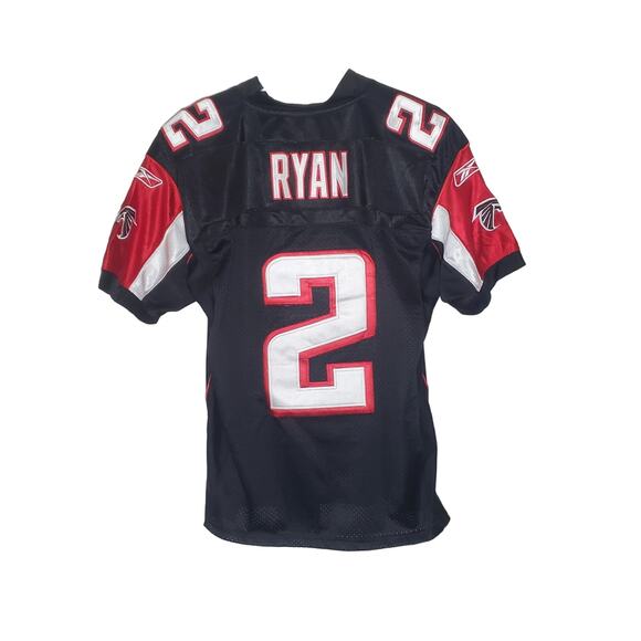 NFL Reebok Onfield Atlanta Falcons Black #2 Matt Ryan Football Jersey Size 48 - Picture 2 of 5